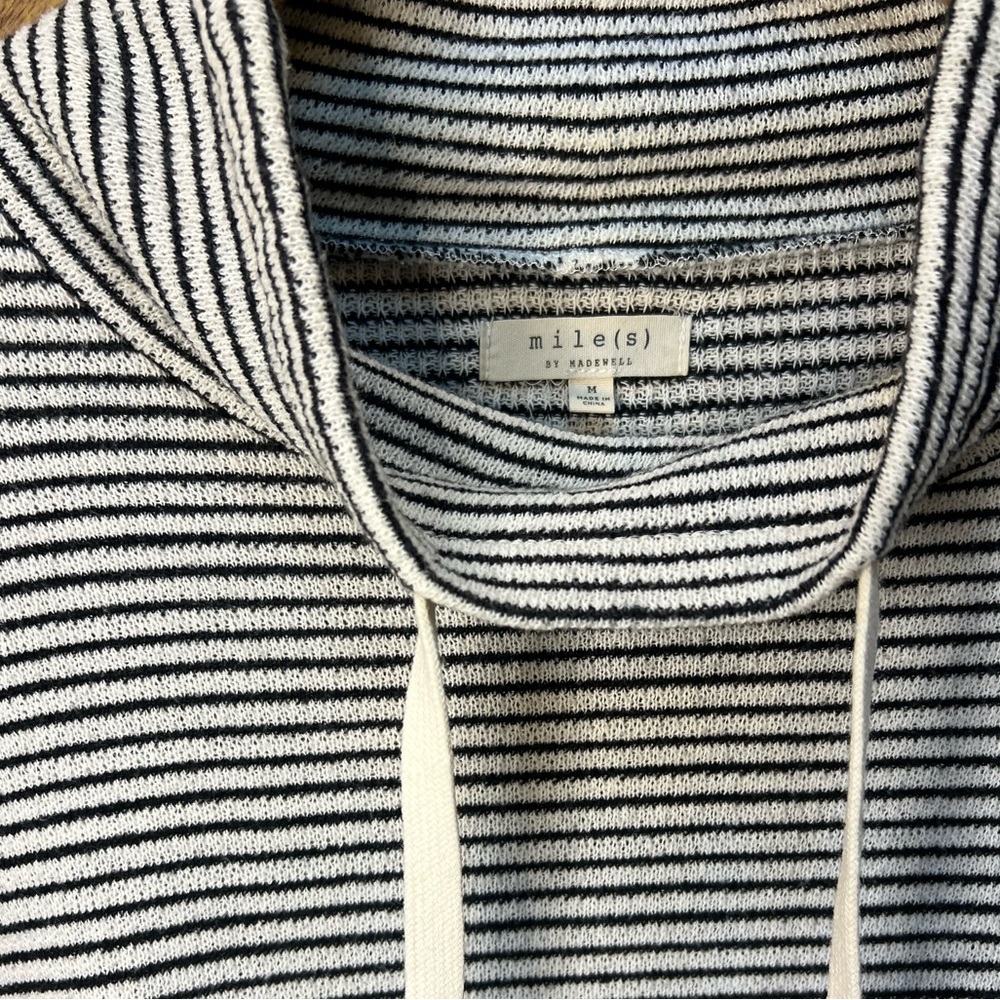 Mile(s) by Madewell Funnel Neck Tie-Sleeve Sweatshirt - Picture 8 of 9